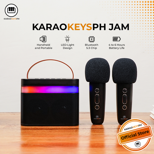 KaraoKeysPH Jam Karaoke Speaker in Black